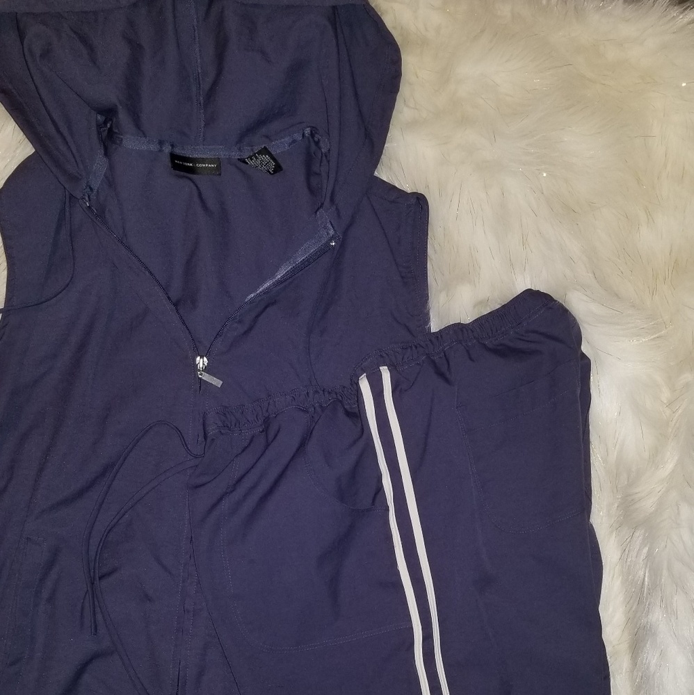 New York &Co capri jogger set-Women's Size XL